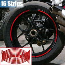 16Pcs Red Reflective Stickers