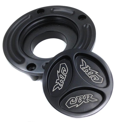Black reservoir gas cap fuel - gas,